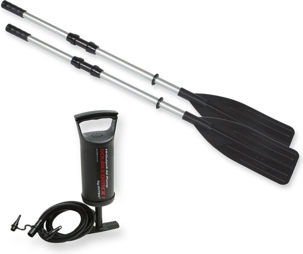 Kompletný set s veslami a pumpou