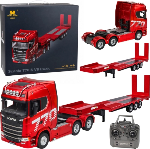RC kamión Scania 770S s návesom Huina 1:18 - 1 kus