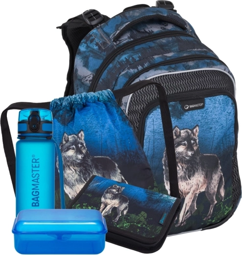 Bagmaster LUMI školský set pre prvákov – vlk