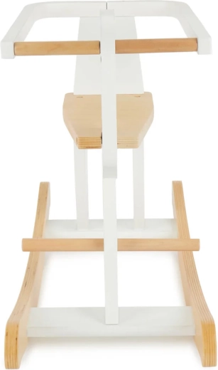 Drevený hojdací kôň Bieco s bezpečnostným rámom