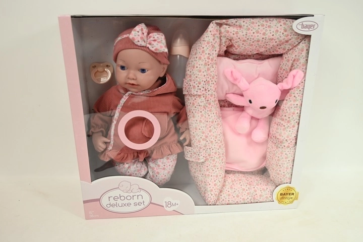 Bayer reborn bábika 38 cm s nosičom