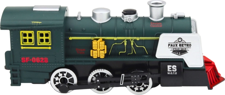 Svetelné a zvukové efekty ako pri skutočnom vlaku