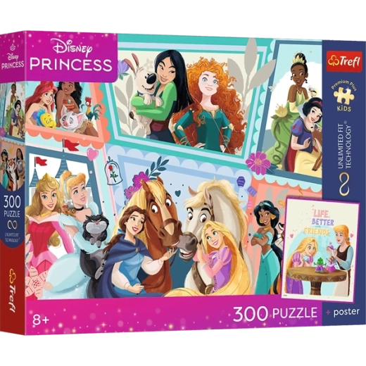 300 dielikov s motívom Disney princezien