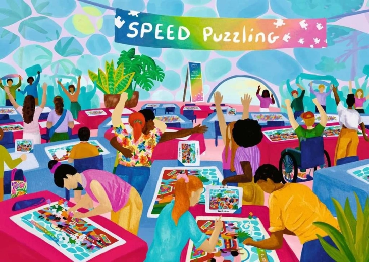 Ravensburger Puzzle na rýchlostné skladanie 1000 dielikov