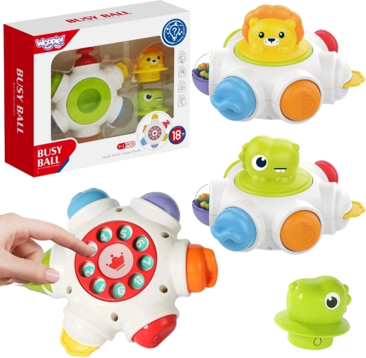WOOPIE BABY senzorická vzdelávacia raketa 6 v 1