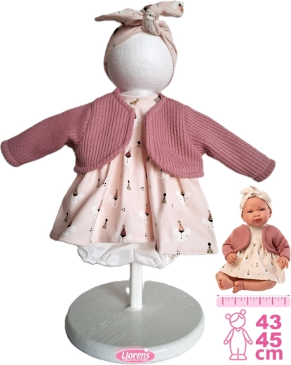 Oblečenie pre bábiku bábätko New Born Llorens 43–45 cm