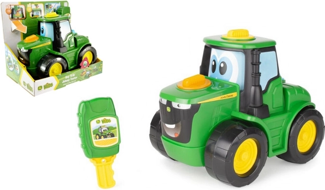 Tomy John Deere traktor Johnny na kľúčik