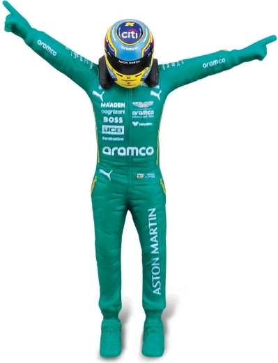 Figúrka Fernando Alonso v majstrovskej póze
