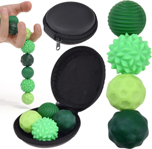 Magnetické antistresové senzorické fidget loptičky s puzdrom