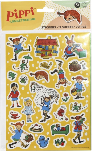 Sada nálepiek Pippi Dlhá pančucha