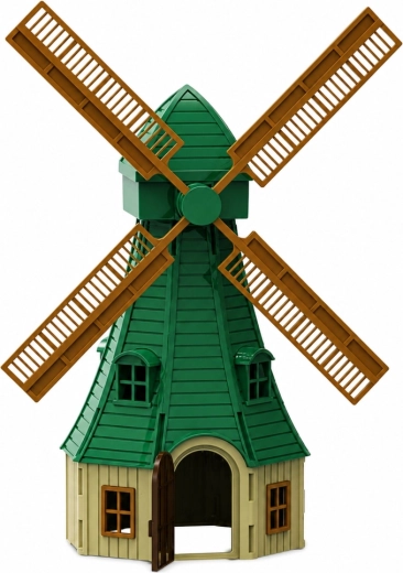 Veľký veterný mlyn pre autentickú farmu