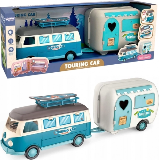 Woopie Karavan XL pre bábiky Kempingová sada s prívesom