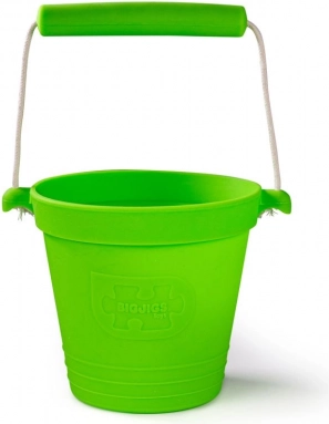 Zelené plážové vedierko Bigjigs Toys