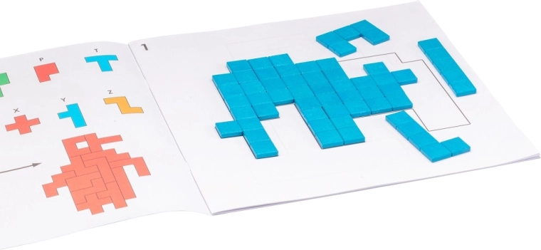 Wissner šablóny pre Pentomino – zošit s 20 predlohami