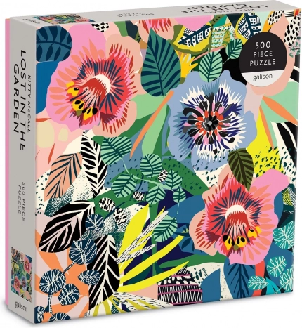 GALISON štvorcové puzzle Stratené v záhrade 500 dielikov