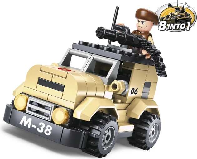 Sluban Army hliadkové vozidlo 8 v 1