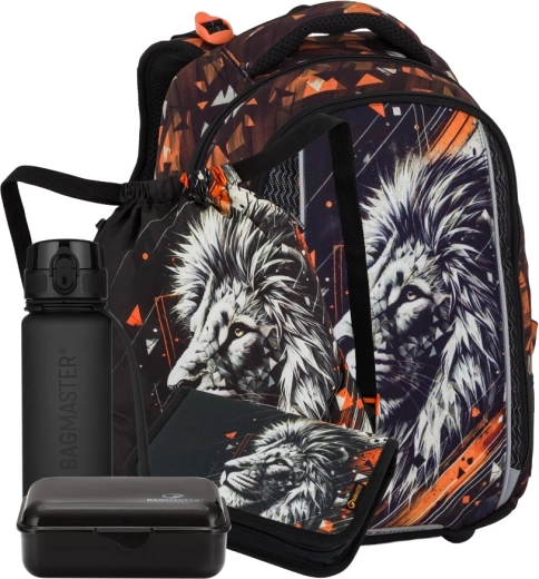 Bagmaster Vega 26 A a veľký školský set pre prvákov – lev
