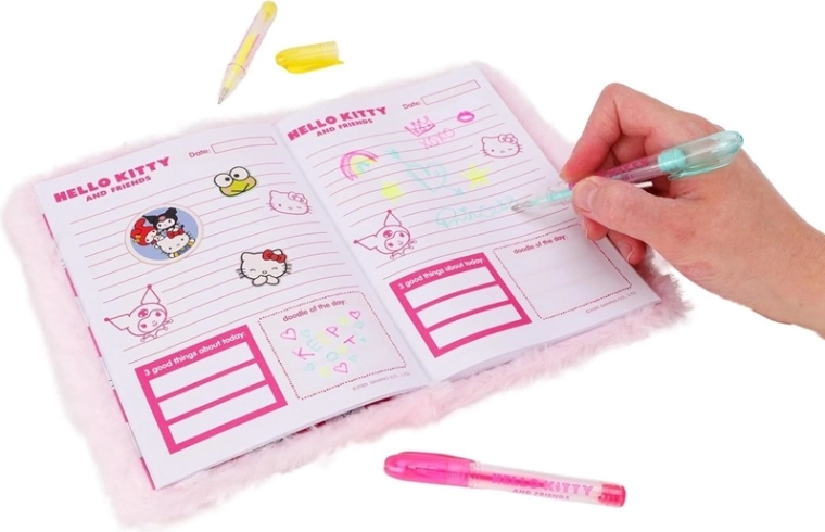 Veselé stránky s motívmi Hello Kitty a Friends