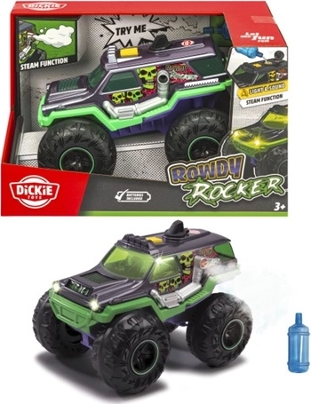 Dickie Asphalt Heroes Rowdy Rocker terénne auto so svetelnými, zvukovými a parnými efektmi