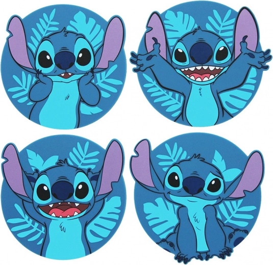 sada silikónových podložiek disney stitch (4 ks)