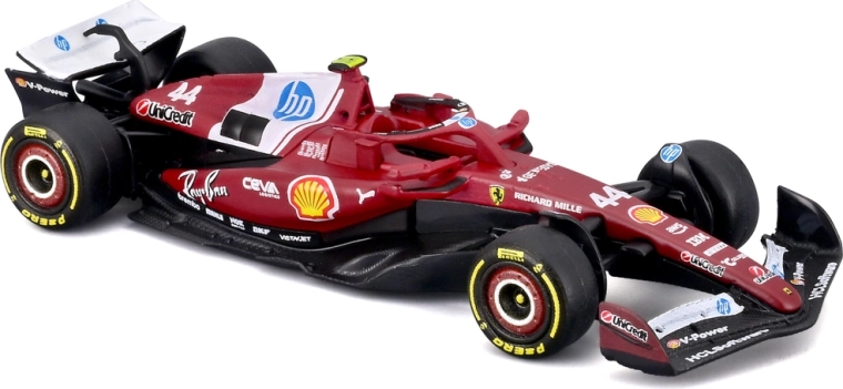 Autentický monopost Ferrari SF-25 (2025) v mierke 1:64