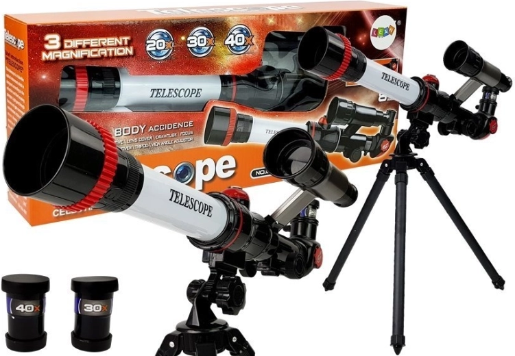 Vzdelávací detský teleskop pre astronómiu