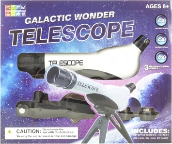plastový detský teleskop so stojanom 60 mm