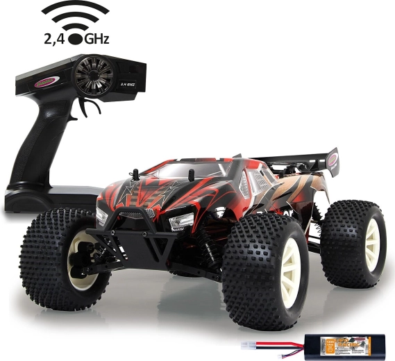 Jamara Brecter truggy RC 4WD 1:10 s LiPo batériou 2,4 GHz