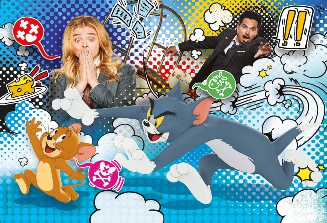 Maxi puzzle s 24 dielikmi Tom a Jerry