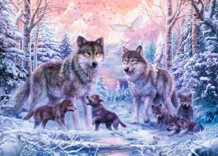 Puzzle Arktickí vlci 1000 dielikov Ravensburger