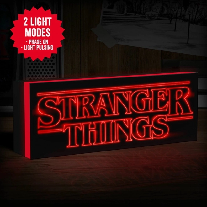 LED svetlo s logom Stranger Things
