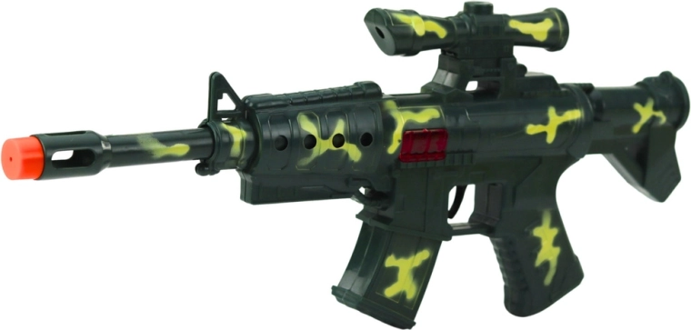 Realistická puška s mechanickým zvukom