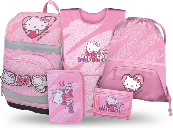 Baagl školský set 5 Zippy Plus Hello Kitty sweet leopard