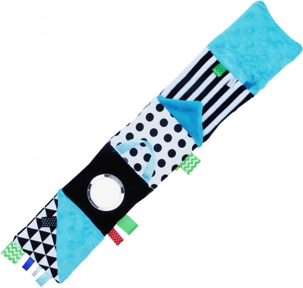 Senzorické prvky: šušťanie, zrkadielko a štítky