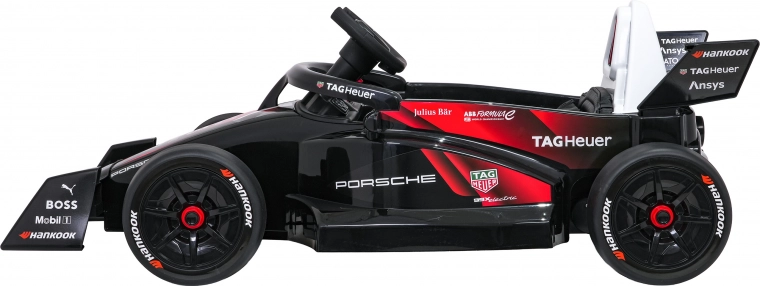 detské elektrické auto formula e porsche – červené