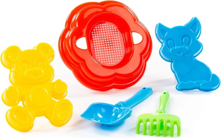 Lopatka a hrable na kreatívne stavanenie