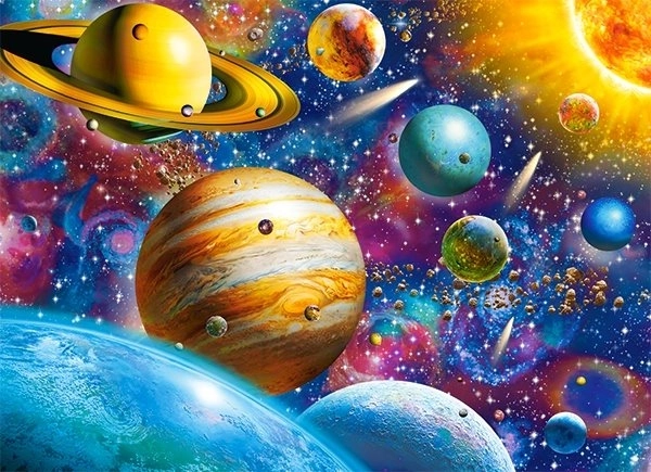 Puzzle 100 dielikov Solar System Odyssey