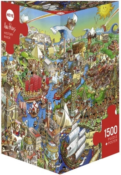 Puzzle 1500 prvkov - Rieka histórie