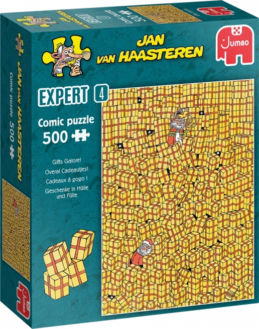 Puzzle JUMBO Jan van Haasteren Expert 4: Kopec darčekov 500 dielikov