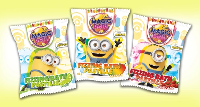 Šumivá kúpeľová tableta MINIONS pre deti
