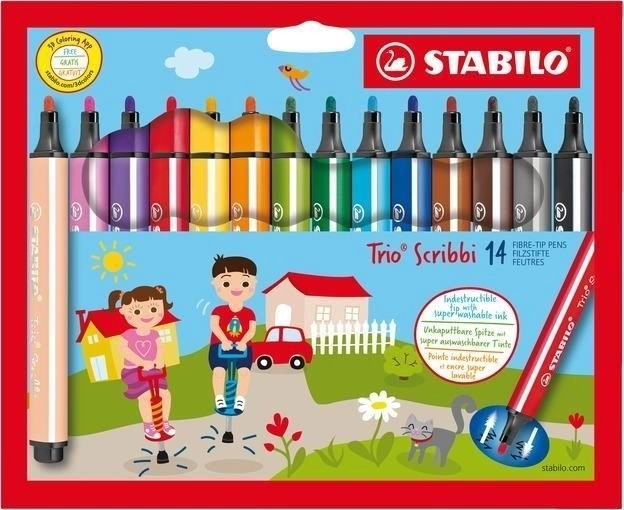 STABILO Trio Scribbi sada fixiek pre deti