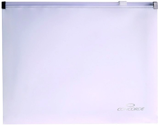 Spisové dosky so zipsom A5 CONCORDE, biela