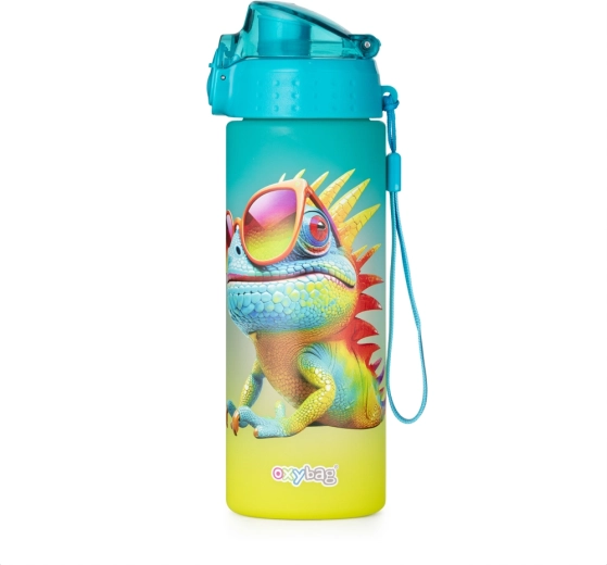 OXY Click fľaša na pitie 600 ml crazy animals chameleon