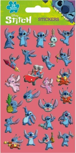 3D nálepky Lilo a Stitch
