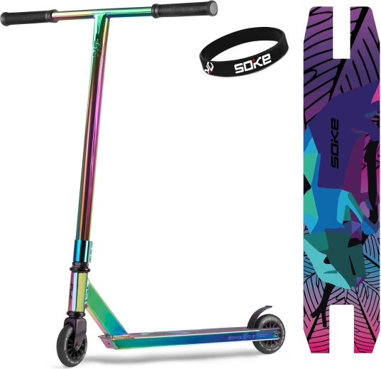 Freestylová kolobežka SOKE EVO street neochrome