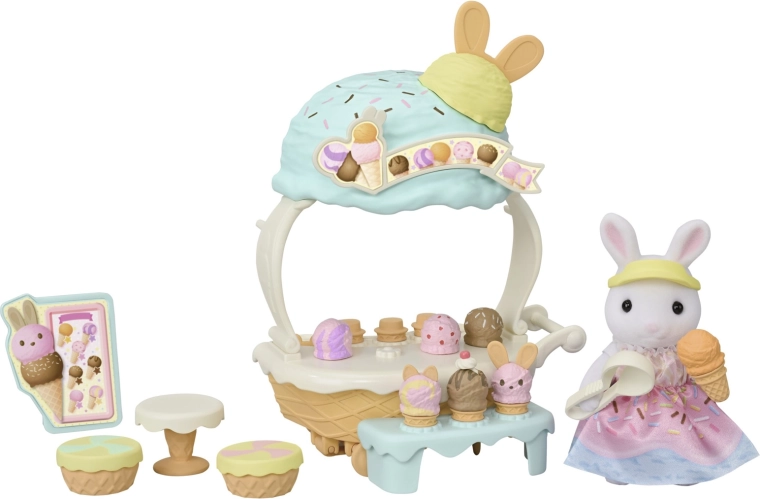 Sylvanian Families zmrzlinový stánok s figúrkou