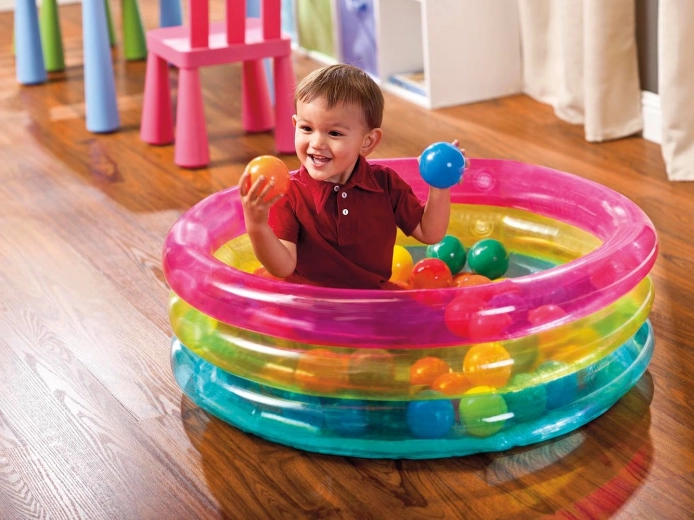 50 farebných loptičiek pre zmyslovú zábavu