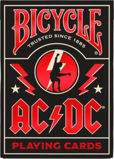 Hracie karty Bicycle inšpirované AC/DC