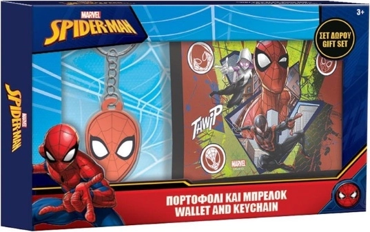 Detská peňaženka s príveskom na kľúče Spider-Man