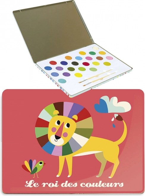 Akrilové farby s kovovým obalom